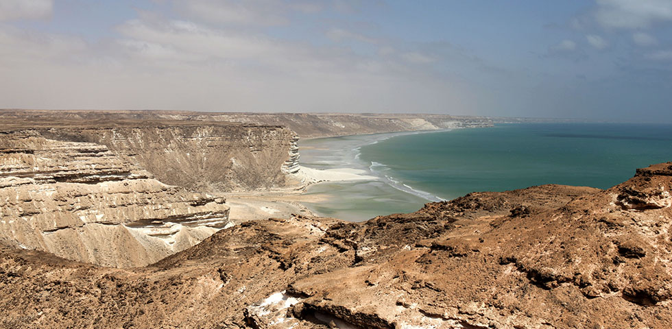 Panoramica sulla costa del Gran tour dell'Oman di Omanexpert