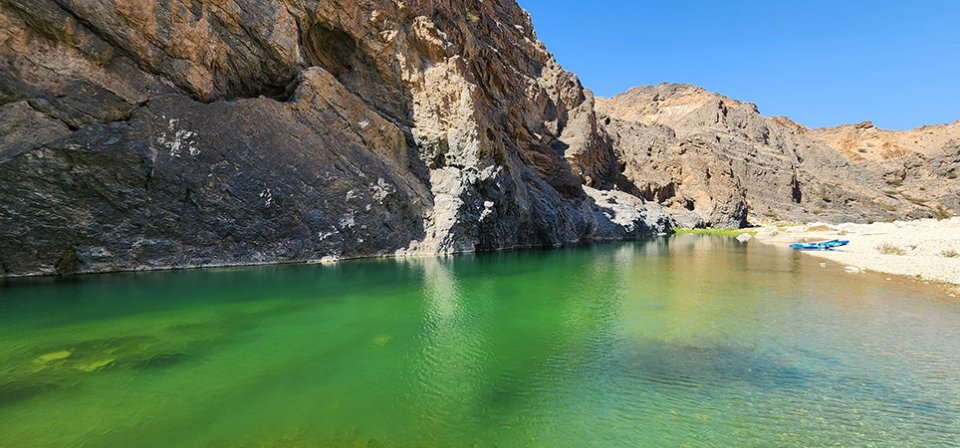 Wadi Arbeen Pool Oman partenza garantita